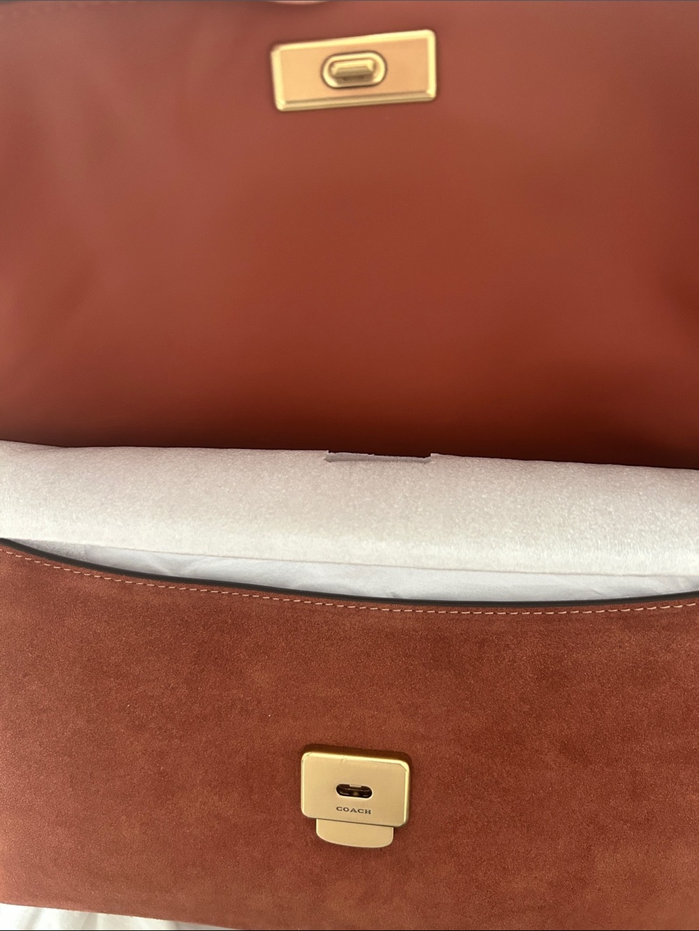 Coach chelsea 36 in suede clay / brass - Picture 6 of 10